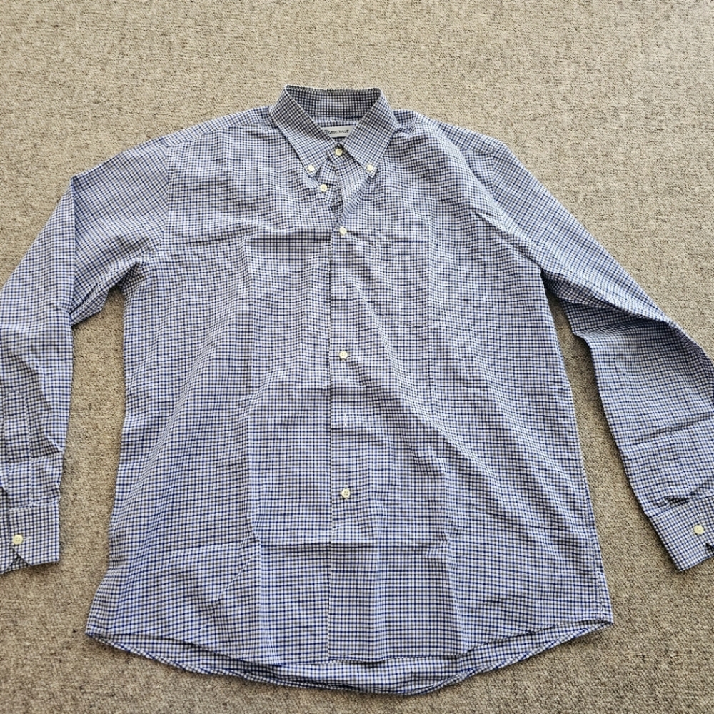 Socrate Made in Italy Checkered man dress shirt  - 100% cotton size 16.5/42